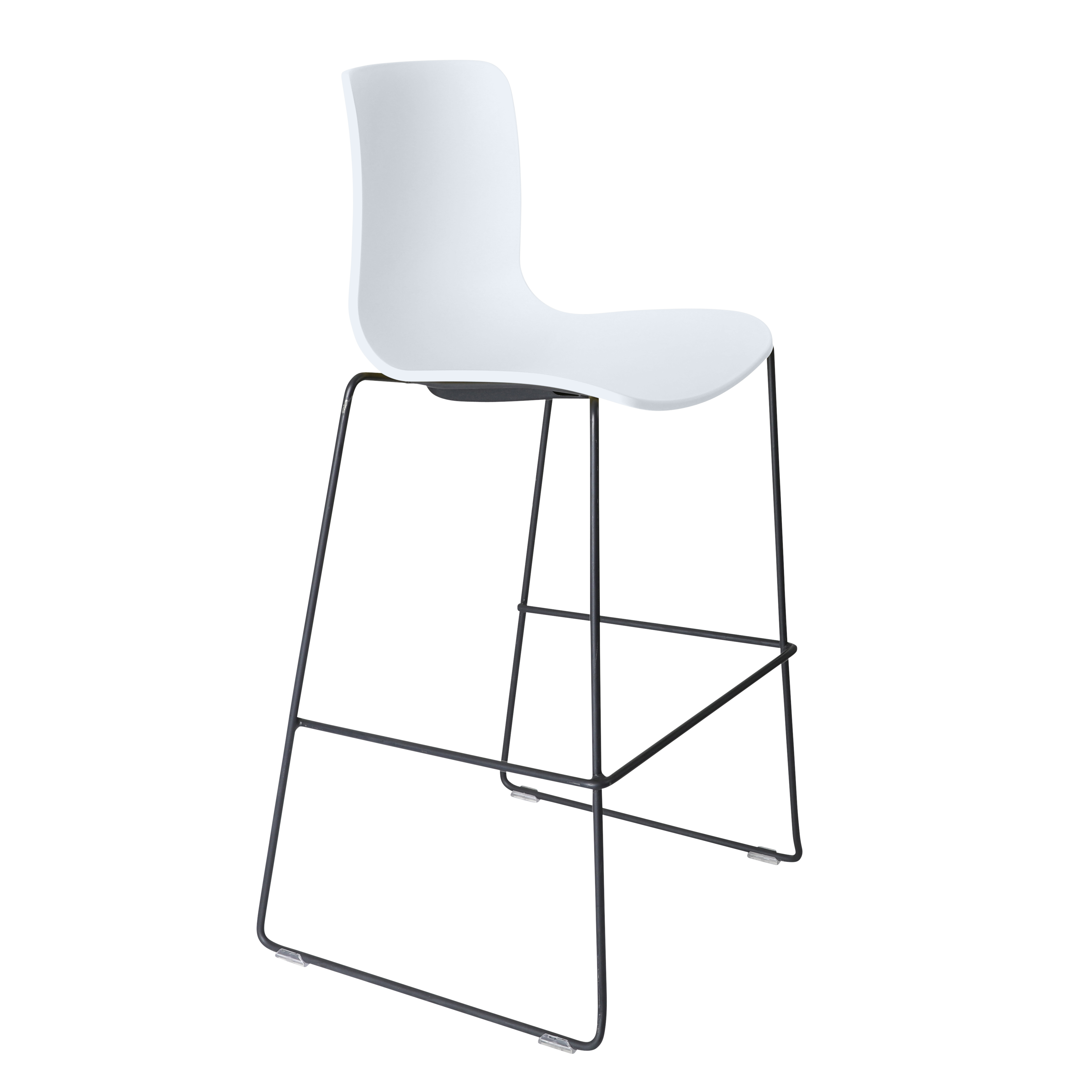 Acti Stool (White / Stool Sled Base)